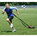 YNXing Schlittengurttraining Widerstands- und Assistenztrainer Körperliches Training Widerstandsseil-Kit Verbessert Geschwindigkeit Ausdauer und Kraft