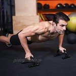 5BILLION Liegestützgriffe Push Up Bars Stand Home Gym Übung Trainieren Ausbildung Gut für Deine Muskel-Ups & Klimmzüge Schaumgriff schwarz