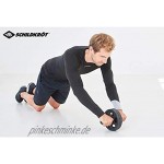 Schildkröt AB Roller Bauchtrainer mit Push up Bars Fitness Workout