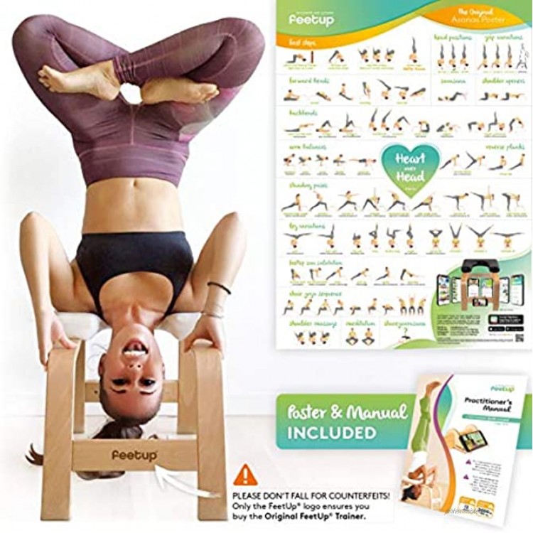 FeetUp Trainer Das Original – sicher & einfach umdrehen – Fit – Entspannen Sie Ihr Yoga auf den Kopf!