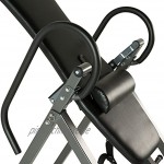 FITNESS REALITY 690XL Inversionstisch klappbar Schwerkrafttrainer mit Rückenkissen verstellbarer Rückentrainer für vertikale Inversion bis 180 Grad