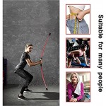 Sport Schwingstab Fitness Swingstick Professionelle Tremorstange hochfeste Muskeltrainer-Trainingsstange Muskelvibration zur Stimulierung der tiefen Muskelvitalität,Rot zum Trainieren der Tiefenmus