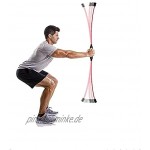 Sport Schwingstab Fitness Swingstick Schwerkrafttrainer zum Trainieren der Tiefenmuskulatur Fitness Stretch Bar Multifunktions-Fitness-Trainingsübung Elastischer Stock Vibrationsstange Zittern Sport