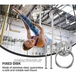 ABOOFAN 1 Set Wandhalterung Deckenanker Aufhängung Trainer Halterung für Suspensionsgurte Gymnastikringe Yoga Schaukeln