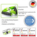 BodyCROSS Premium Schlingentrainer mit Turnringen | Made in Germany | Ideal für Calisthenics und Turnübungen | Griffe Übungsposter Türanker Befestigungsschlaufe