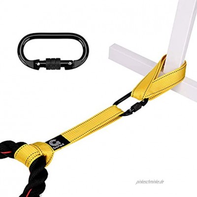 Gonex Battle Rope Anchor Strap Kit für Training Fitness Übung Gym Workout Crossfit Zubehör Battle Rope Set Indoor Outdoor