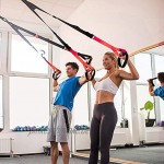 Suspension Trainer Straps Kit Resistance Band KDK Körpergewicht Home Gym Trainings-Übungs-Fitness Stretching Gürtel,Blau