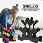 cypressen Hantelablage Kurzhantelständer Kurzhantelablage Dumbbell Rack 3-Tier Tragbarer Ständer für Kurzhanteln für Zuhause Fitnessstudio