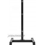 GORILLA SPORTS® Hantelscheibenständer mit 6 Scheibenaufnahmen 30 31 mm Weiß Schwarz – bis 200 kg belastbar