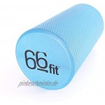 66fit EVA-Schaumstoffrolle Physio Pilates Yoga Triggerpunkt