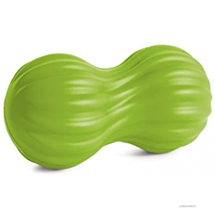 PINOFIT Faszien-Duoball Wave Faszienball für Massage & Regeneration der Muskeln in Nacken und Rücken Massageball Lime
