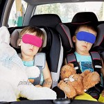 XLKJ 12 Stücke Mehrfarbig Augenmaske Schlaf Augenbinde Schlafmaske Reise für Reise