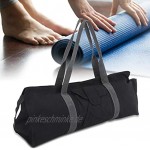 Mai Geschenke Canvas Bag Canvas Yoga Bag Canvas Multifunktionale Single Yoga Umhängetasche Black Gym Pilates Mat Yoga Matten für den Sport