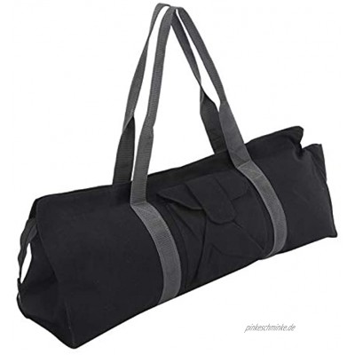 Mai Geschenke Canvas Bag Canvas Yoga Bag Canvas Multifunktionale Single Yoga Umhängetasche Black Gym Pilates Mat Yoga Matten für den Sport