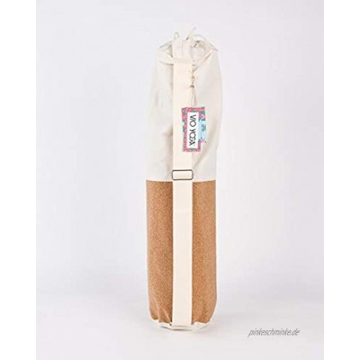 VIO YOGA® • Yogamatten-Tasche „Kork Weiß • Cooles Design und super Qualität • Limitierte Auflage Made in Germany
