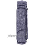 Yoga-Tasche ASANA Bag 70Mandala dunkel-blau Maharaja Collection 100% Baumwolle Köper Für Matten bis 70 cm Breite 5 mm Dicke und 200 cm Länge