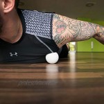 Captain LAX Massageball Original Lacrosseball Hartgummi mit den Maßen 6 x 6 cm geeignet für Triggerpunkt- & Faszienmassage Crossfit