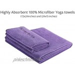 HemingWeigh Yoga-Set – Yoga-Matten-Set enthält Tragegurt Yoga-Blöcke Yoga-Gurt und 2 Mikrofaser-Yoga-Handtücher – Yoga-Ausrüstung und Zubehör für Anfänger und erfahrene Yogis