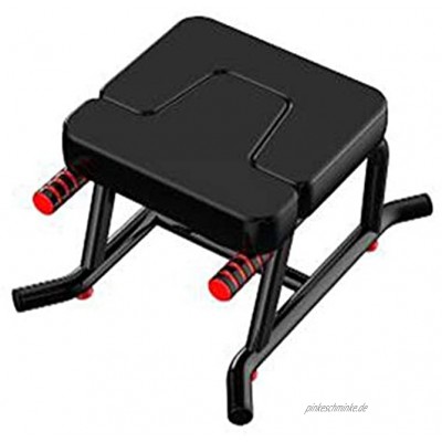 enocheab Yoga Kopfstandhocker Kopfstandstuhl Stand Yoga Stuhl für Familie Stahlrohr und PU-Pads Fitnessgeräte lindern Sie Müdigkeit und Bauen Sie Körper auf- Capacité de Charge 200 kgblack