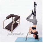 FAIRYPIE Handstand Bench Yoga Kopfstandhocker Stand Yoga Stuhl Für Familie Fitnessgerätelindern Sie Müdigkeit Und Bauen Sie Körper Auf Für Familien,Braun