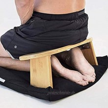 Klappbare Meditationsbank Mit Abgewinkelten Beinen Perfekter Kniender Hocker Ergonomisch ， Geeignet Für Yoga Meditation