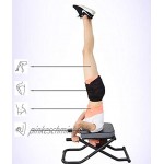 NENGGE Yoga Kopfstandhocker Klappbar Yoga Kopfstand Stuhl für Familie Fitness-Studio Entlasten Sie Müdigkeit und Aufbau Körper,Rosa