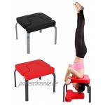 NIMIFOOL Fitness Yoga Stuhl Inversion Stuhl Haushalt Fitnessstudio Bank Handstand Hocker Feetup Mat 200KG Last,Black
