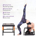 Niuniu Yoga Head Bench Stand Yoga Stuhl for Familie Stahlrohr Und PU-Pads Build Up Körper