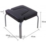 Niuniu Yoga Hocker Yoga Kopfstand Bench Inverted Stuhl Multifunktions-Yoga Hilfs Home Fitness-Stuhl Hocker Color : Black