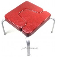 Niuniu Yoga Stuhl Inverted Stuhl Yoga Hilfs Inverted Hocker Vielseitige Abnehmbare Edelstahl Ankle Rotwein
