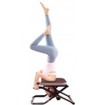 TOHOYOK Yoga invertiert Stuhl zusammenklappbar Yoga Fitness Stuhl ideal for zu Hause Gymnastikübung Fitnessübung Kopf stehend zu entlasten Müdigkeit und verbessern Körper