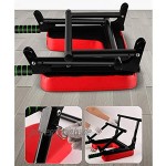 ZLHW 330-Pfund Tragetasche ideal für Übung und Yoga-Praxis Komfortabler Yoga-Sessel-Home Invertierter Hocker Farbe: rot